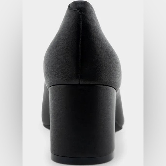 Aerosoles EBEL Comfy Pump Cipria Soft Black Leather Womens Size 6.5 New No Box - Picture 10 of 11